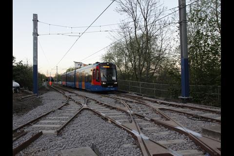 The tram-train pilot project involves modernising and electrifying a freight line and linking it to the Sheffield Supertram network.